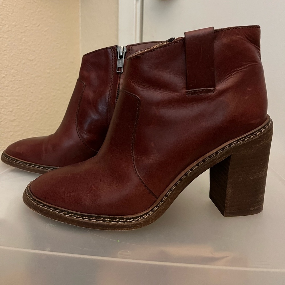 ! Madewell x Rivet & Thread $298 Ankle Boots f5049